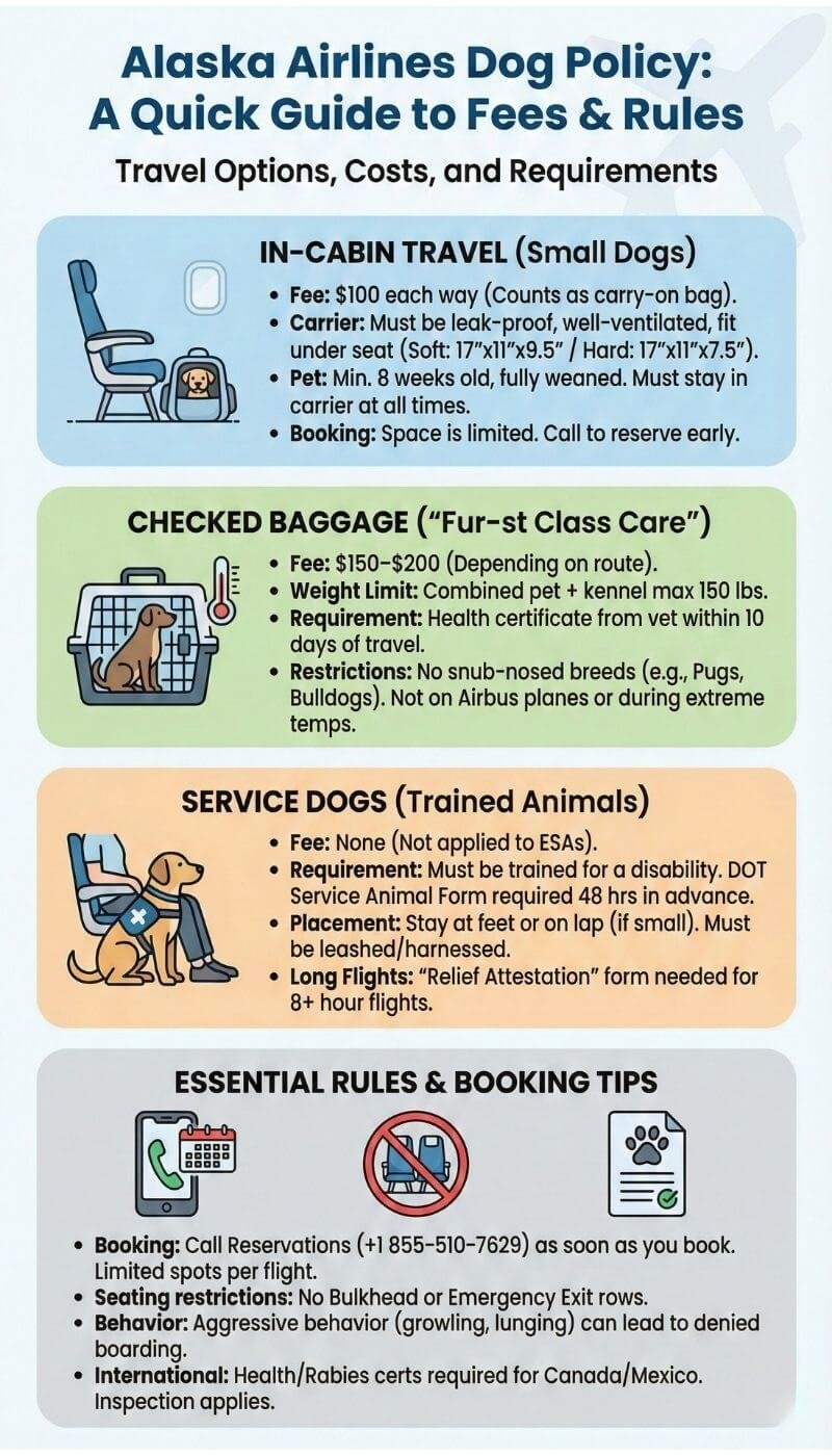 Alaska Airlines Pet Policy