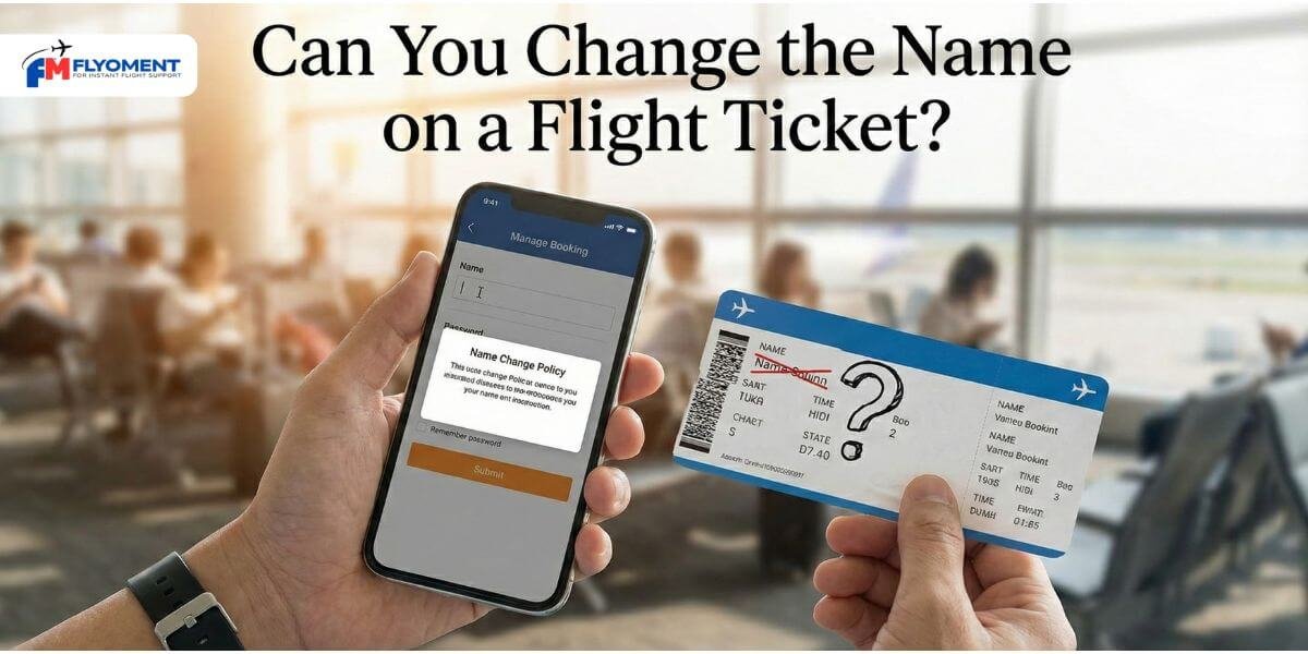 Read more about the article Can You Change the Name on a Flight Ticket?