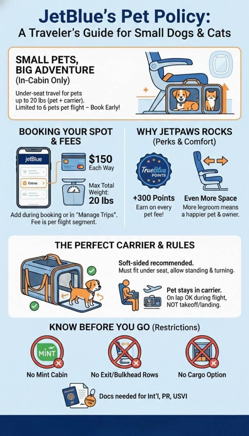 JetBlue Pet Policy