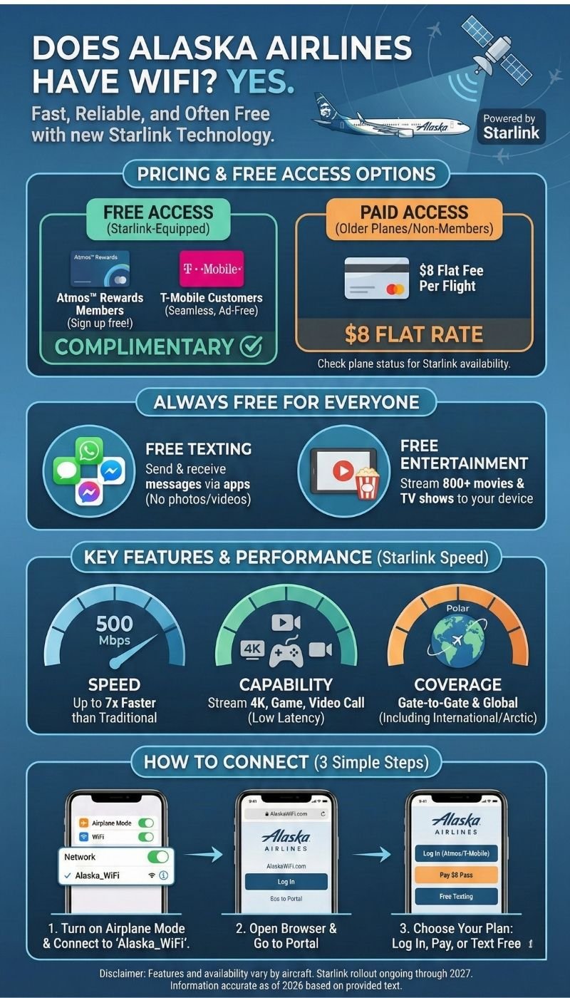 Alaska Airlines Wifi