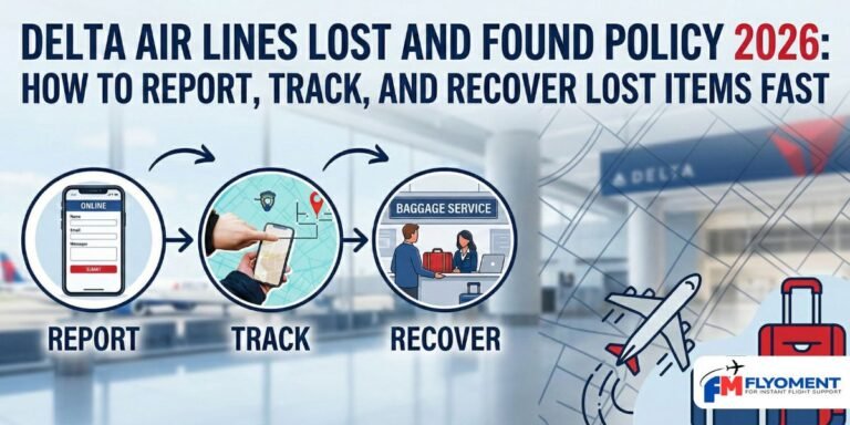 Read more about the article Delta Air Lines Lost and Found Policy 2026: How to Report, Track, and Recover Lost Items Fast