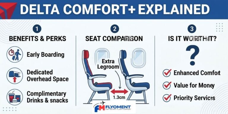 Read more about the article Delta Comfort+ Explained – Benefits, Perks, Seat Comparison & Is It Worth It?