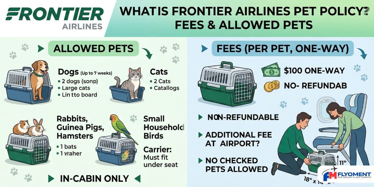 Read more about the article What Is Frontier Airlines Pet Policy? Fees & Allowed Pets