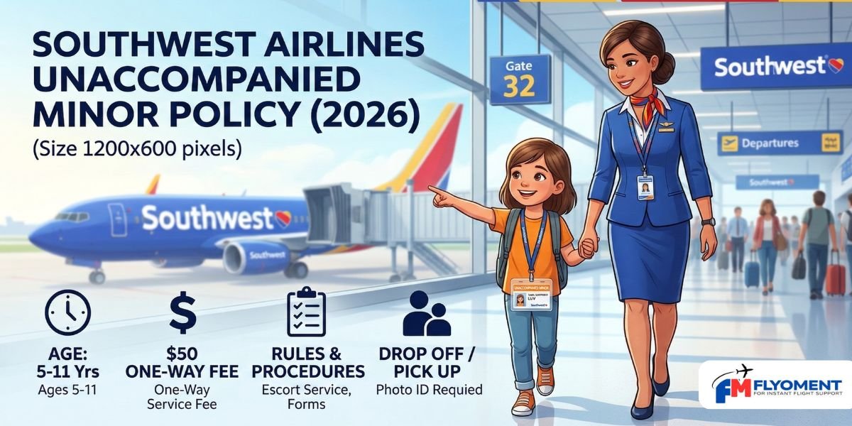 You are currently viewing Southwest Airlines Unaccompanied Minor Policy (2026) – Age, Fee & Rules