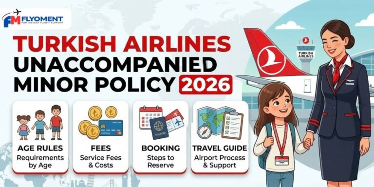 Read more about the article Turkish Airlines Unaccompanied Minor Policy 2026: Age Rules, Fees, Booking & Travel Guide
