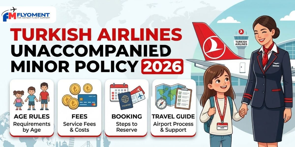 Read more about the article Turkish Airlines Unaccompanied Minor Policy 2026: Age Rules, Fees, Booking & Travel Guide