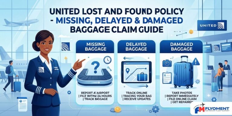 Read more about the article United Lost and Found Policy – Missing, Delayed & Damaged Baggage Claim Guide