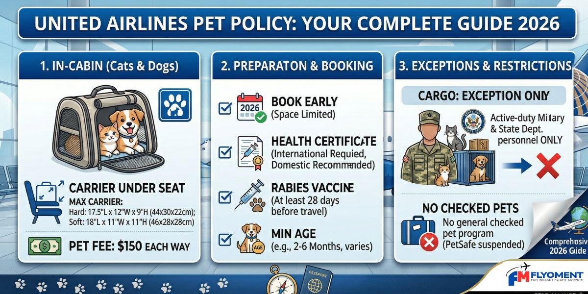 You are currently viewing United Airlines Pet Policy: Your Complete Guide 2026