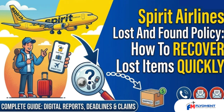Read more about the article Spirit Airlines Lost And Found Policy: How To Recover Lost Items Quickly