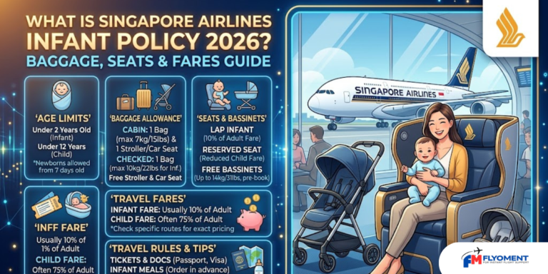 Read more about the article What is Singapore Airlines Infant Policy 2026? Baggage, Seats & Fares Guide