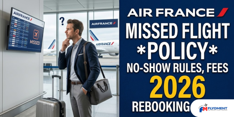 Read more about the article Air France Missed Flight Policy 2026: No-Show Rules, Fees & Rebooking Guide