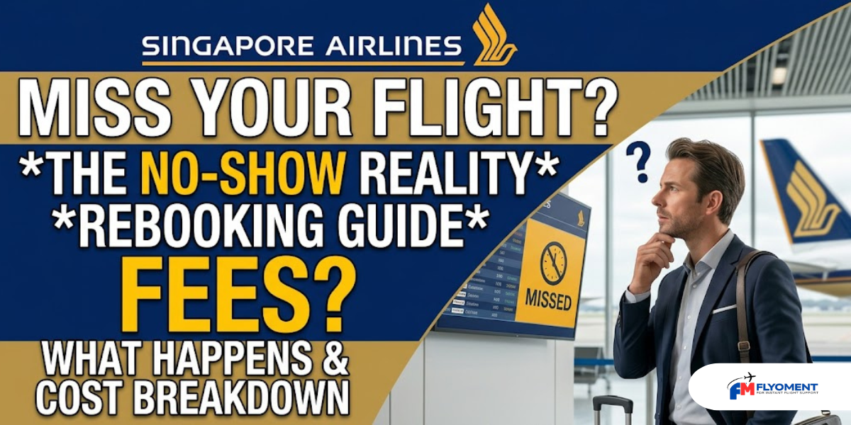 You are currently viewing What Happens in a Singapore Airlines Missed Flight? Fees, Rebooking & No-Show Rules