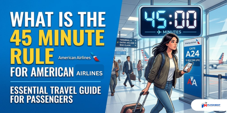 Read more about the article What Is The 45 Minute Rule For American Airlines?
