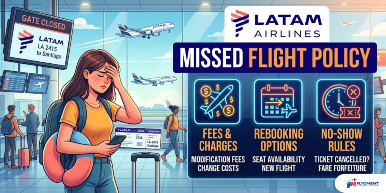 Read more about the article LATAM Airlines Missed Flight Policy 2026: Fees, Rebooking & No-Show Rules