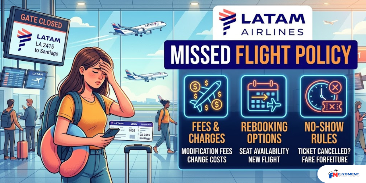 You are currently viewing LATAM Airlines Missed Flight Policy 2026: Fees, Rebooking & No-Show Rules