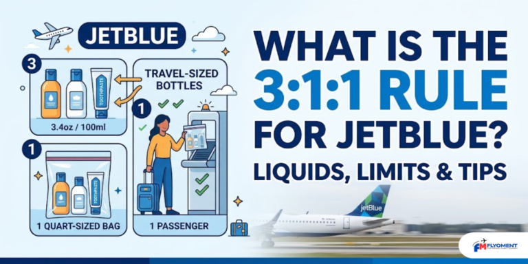 Read more about the article What Is The 3:1:1 Rule For JetBlue? Liquids, Limits & Tips