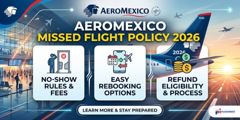 Read more about the article Aeromexico Missed Flight Policy 2026: No-Show Rules, Rebooking & Refunds