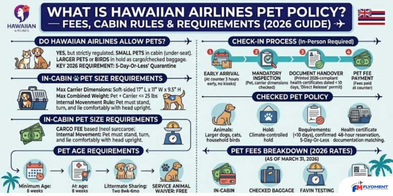 Read more about the article What Is Hawaiian Airlines Pet Policy? Fees, Cabin Rules & Requirements