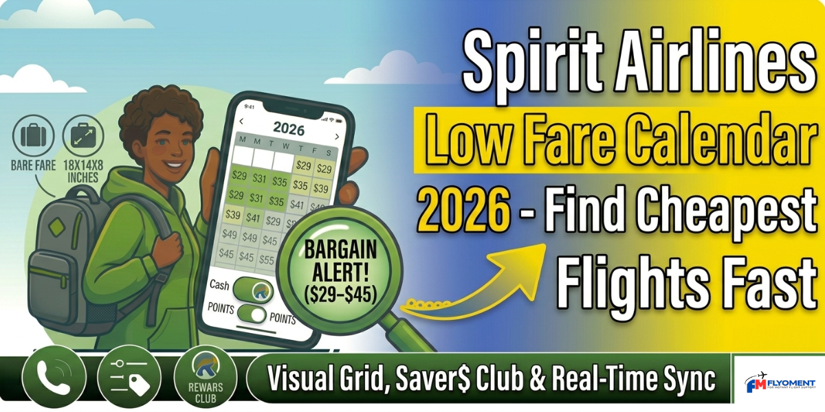You are currently viewing Spirit Airlines Low Fare Calendar 2026 – Find Flights Easily