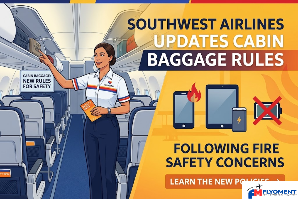 Read more about the article Southwest Airlines Updates Cabin Baggage Rules Following Fire Safety Concerns