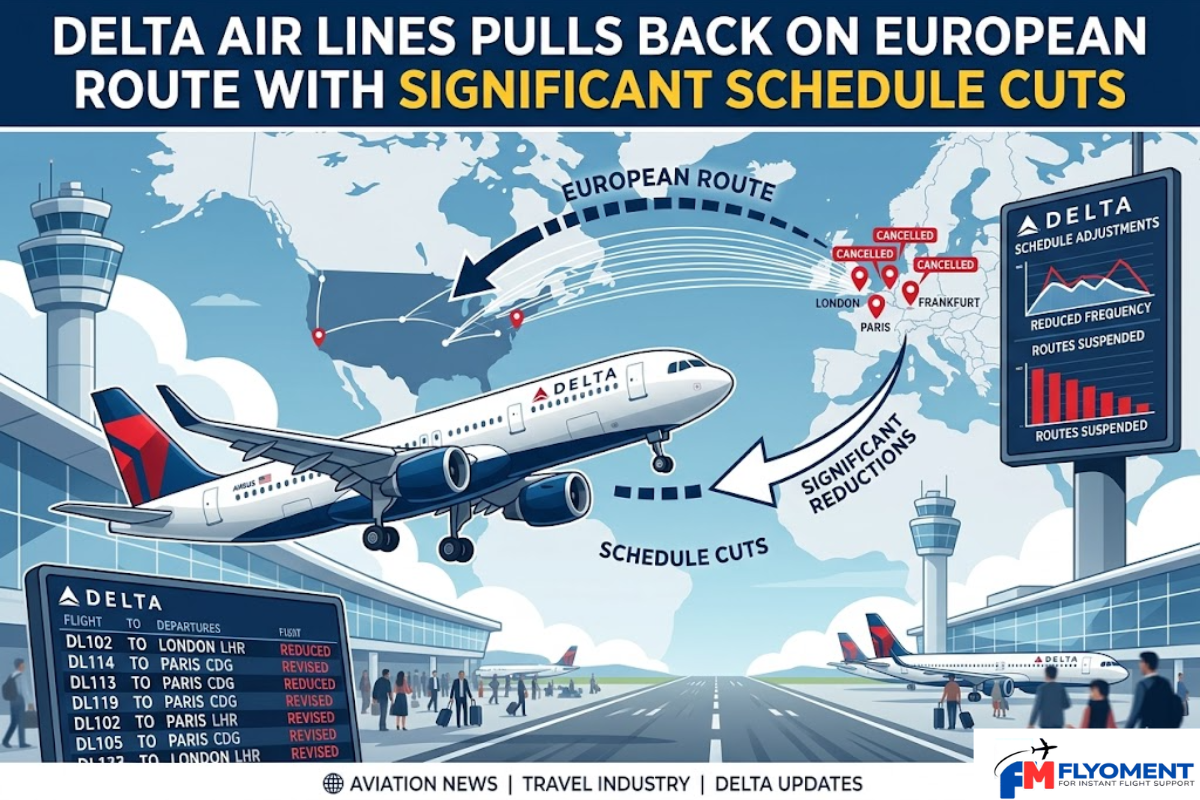 Read more about the article Delta Air Lines Pulls Back on European Route with Significant Schedule Cuts