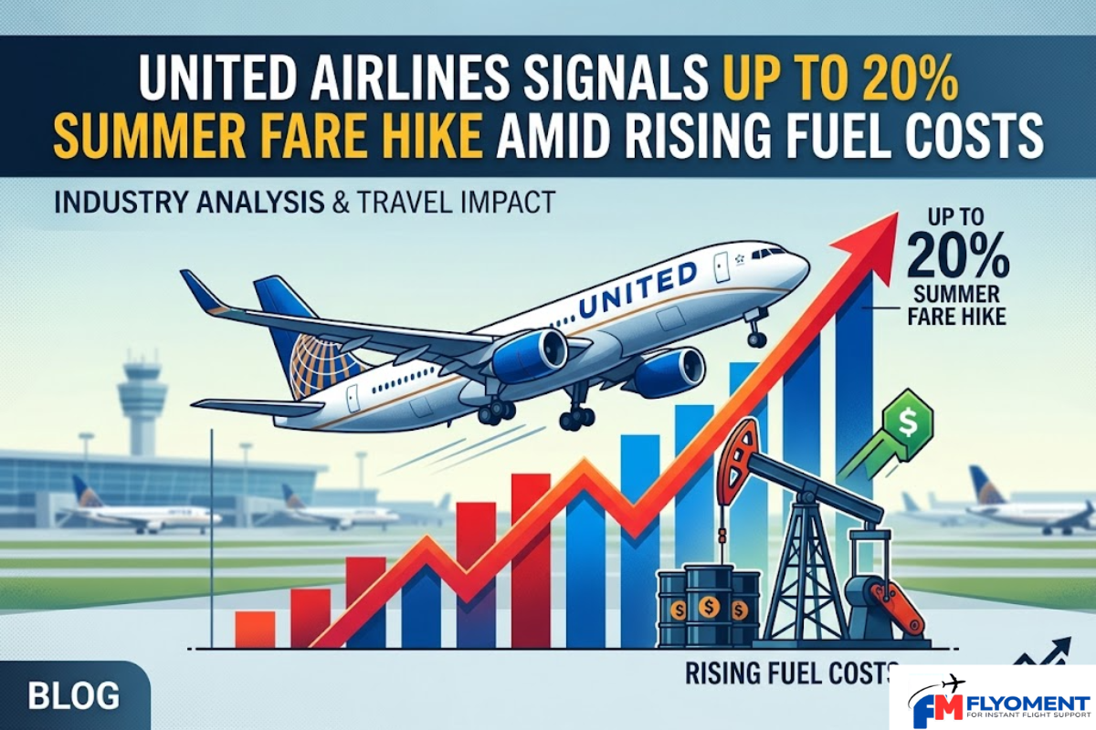You are currently viewing United Airlines Signals Up to 20% Summer Fare Hike Amid Rising Fuel Costs