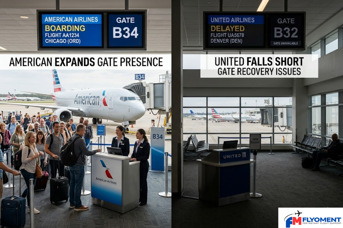 You are currently viewing American Airlines Expands Airport Presence with Gate Recovery as United Airlines Falls Short