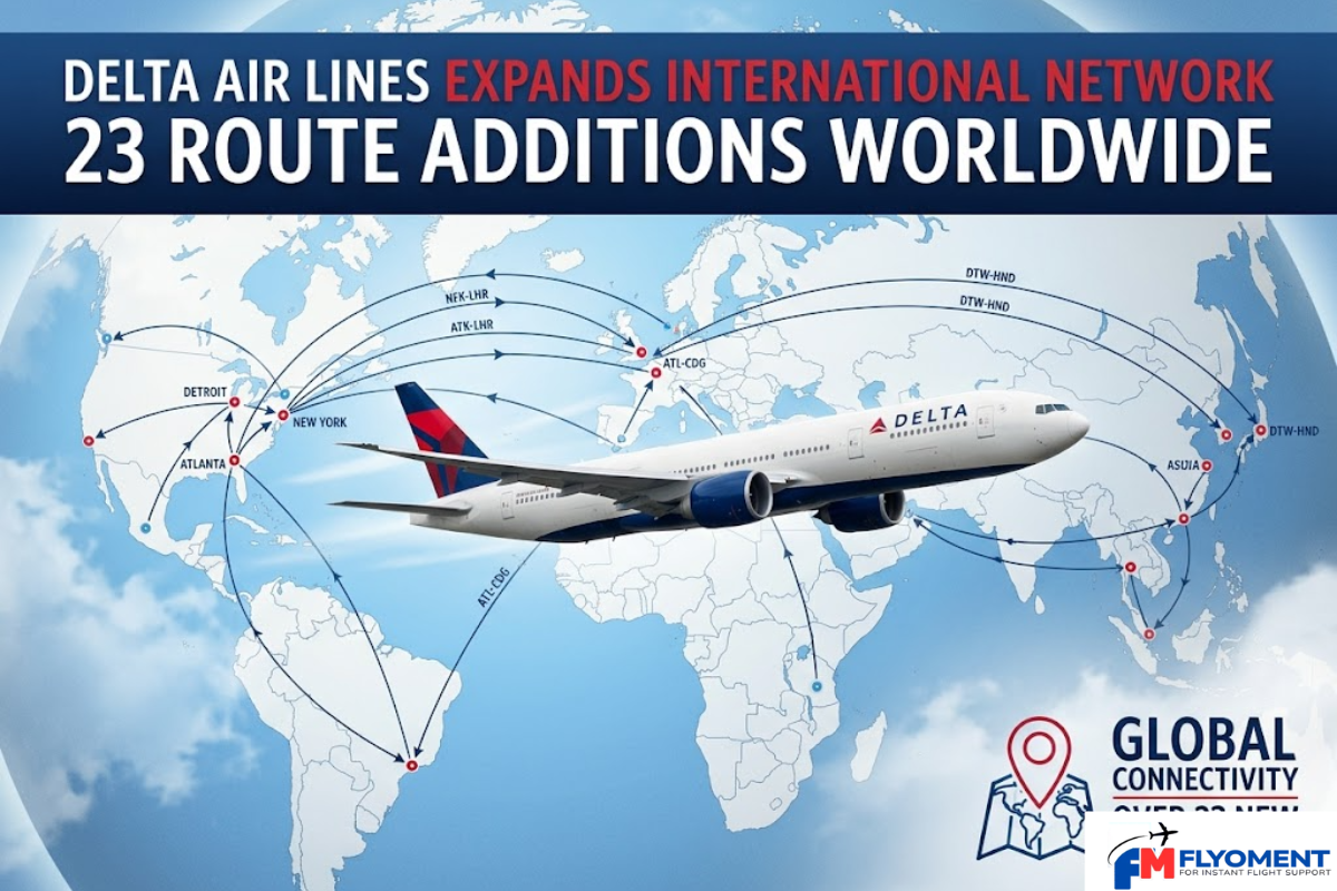 Read more about the article Delta Air Lines Expands International Network with 23 Route Additions Worldwide