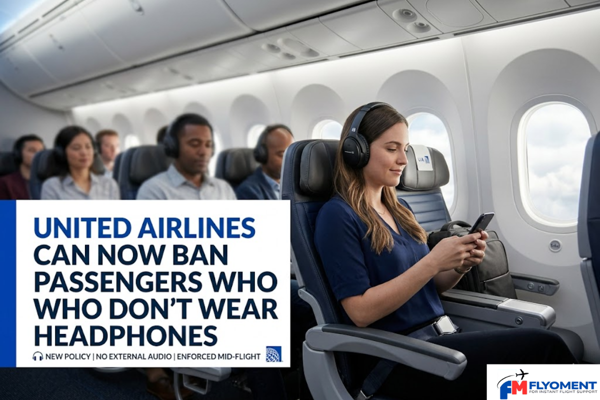 Read more about the article United Airlines can now ban passengers who don’t wear headphones