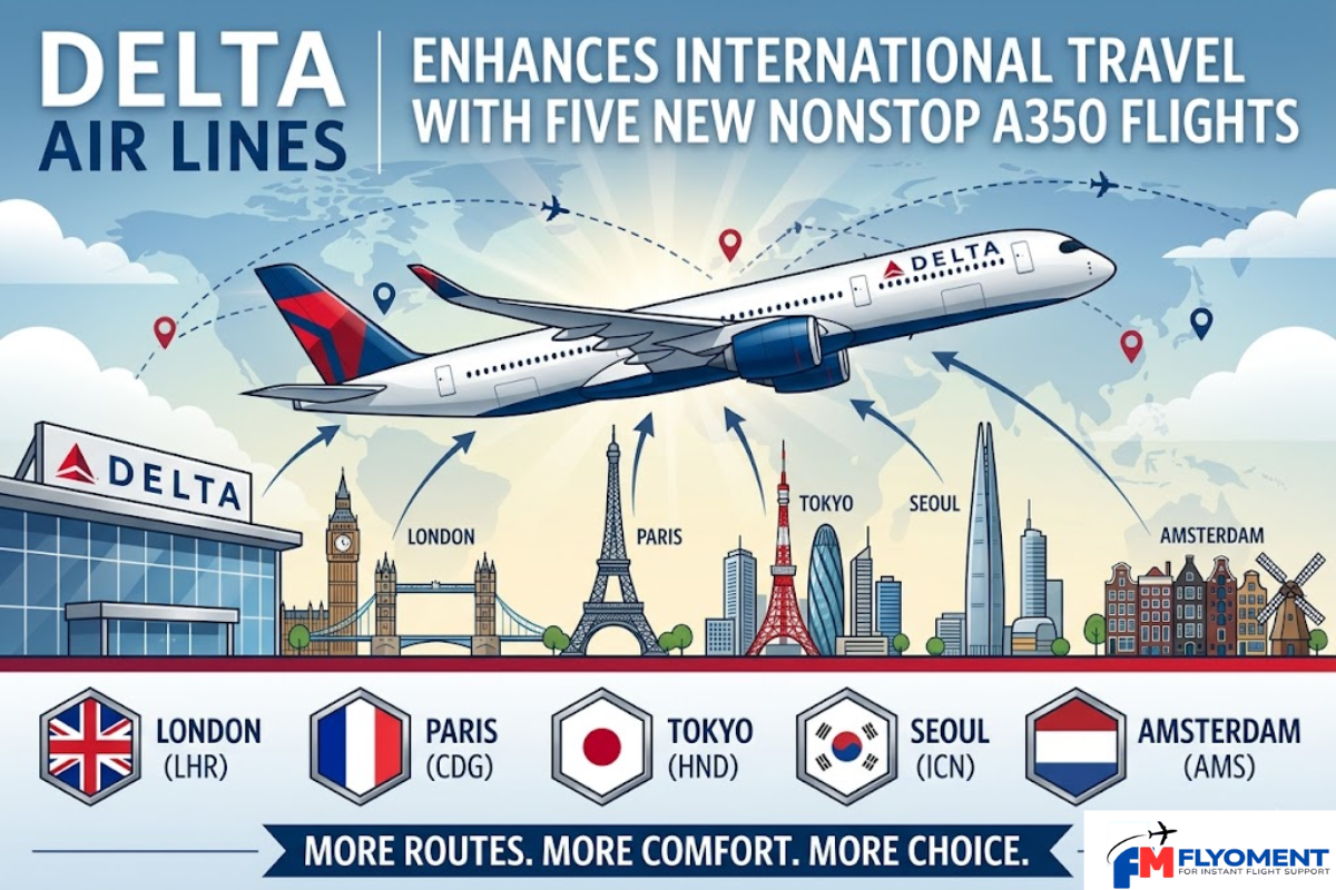 Read more about the article Delta Air Lines Enhances International Travel with Five New Nonstop A350 Flights