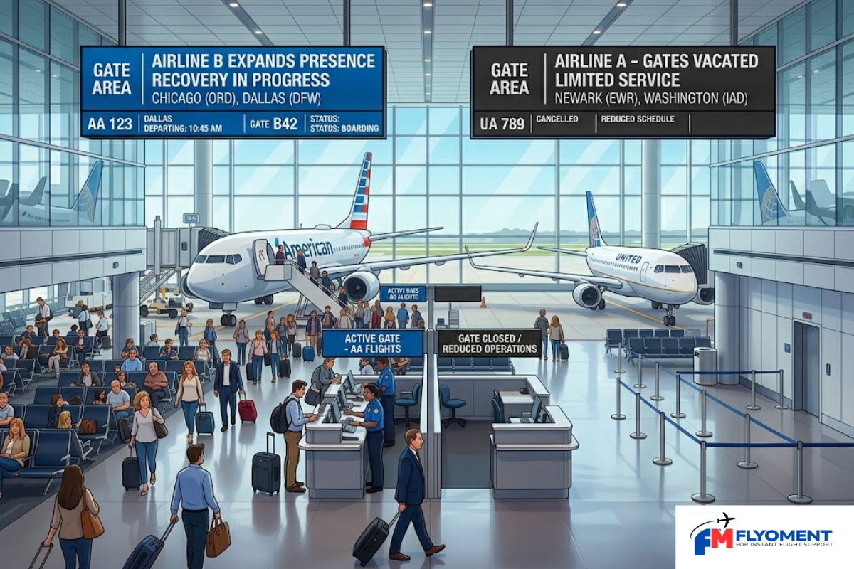 Read more about the article American Airlines Expands Airport Presence with Gate Recovery as United Airlines Falls Short