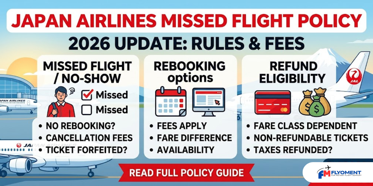 Read more about the article Japan Airlines Missed Flight Policy 2026: Rebooking, Refund & No-Show Rules