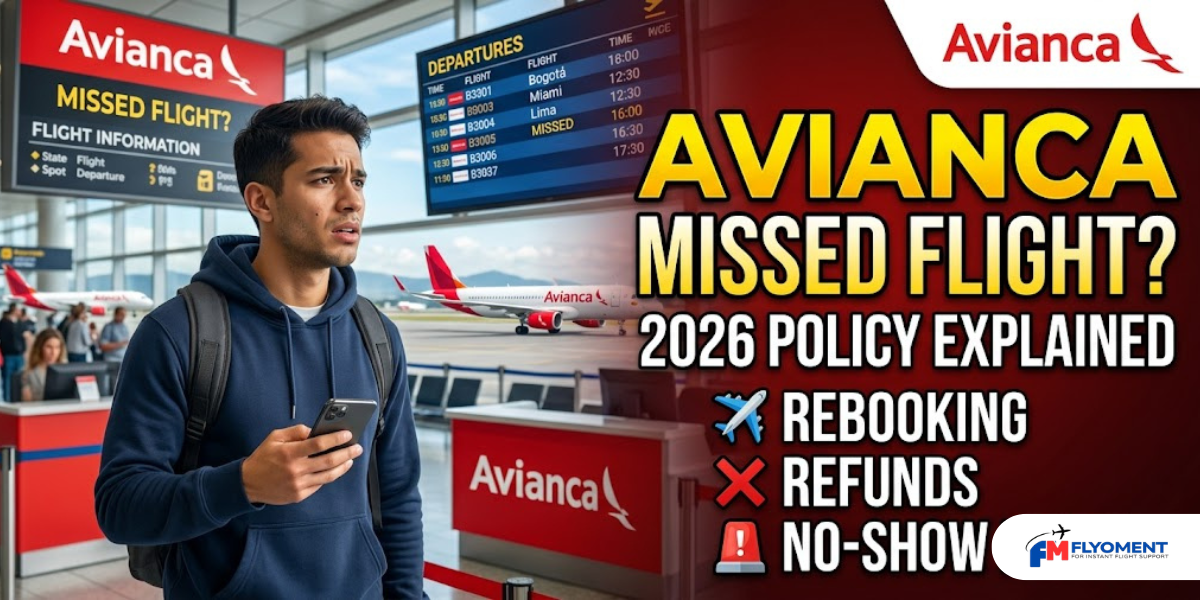 You are currently viewing Avianca Missed Flight Policy 2026: Rebooking, Refunds & No-Show Rules Explained