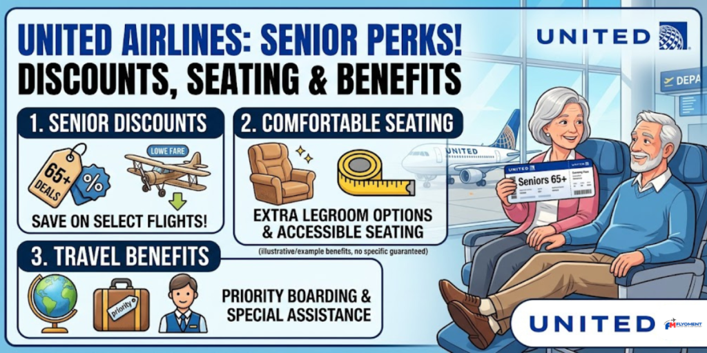 What Are the Perks for Seniors on United Airlines? Discounts, Seating & Travel Benefits