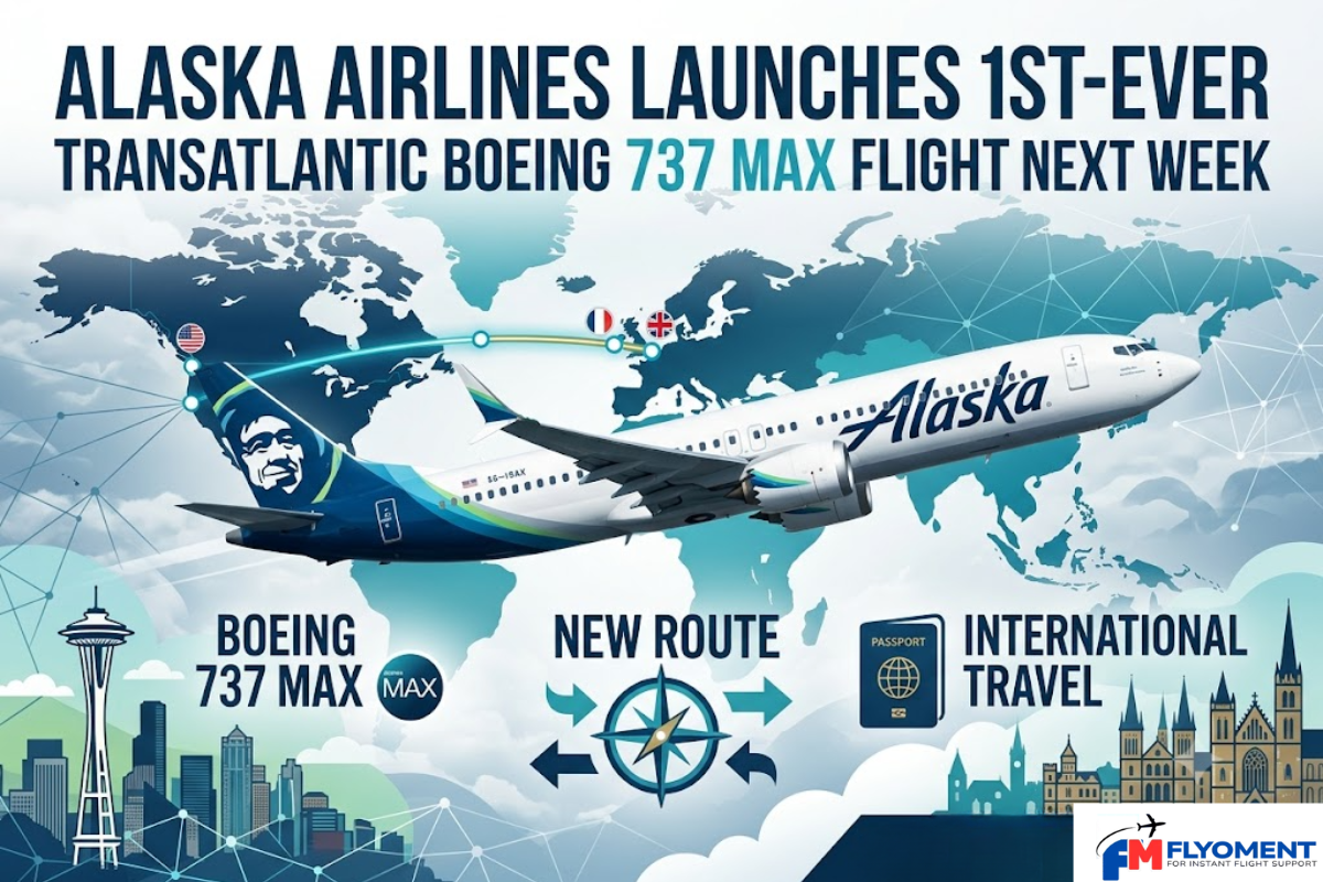 Read more about the article Alaska Airlines Launches 1st-Ever Transatlantic Boeing 737 MAX Flight Next Week
