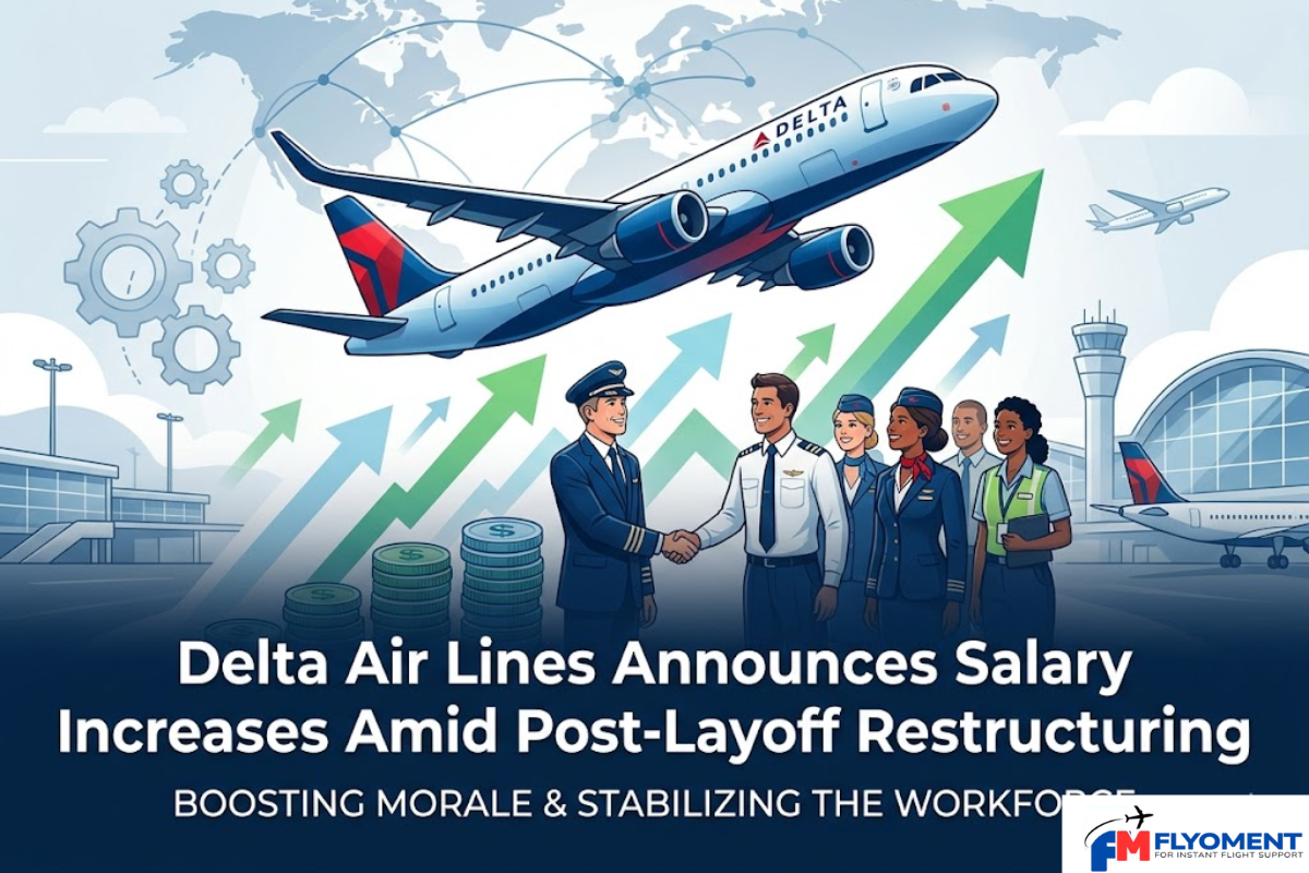You are currently viewing Delta Air Lines Announces Salary Increases Amid Post-Layoff Restructuring 