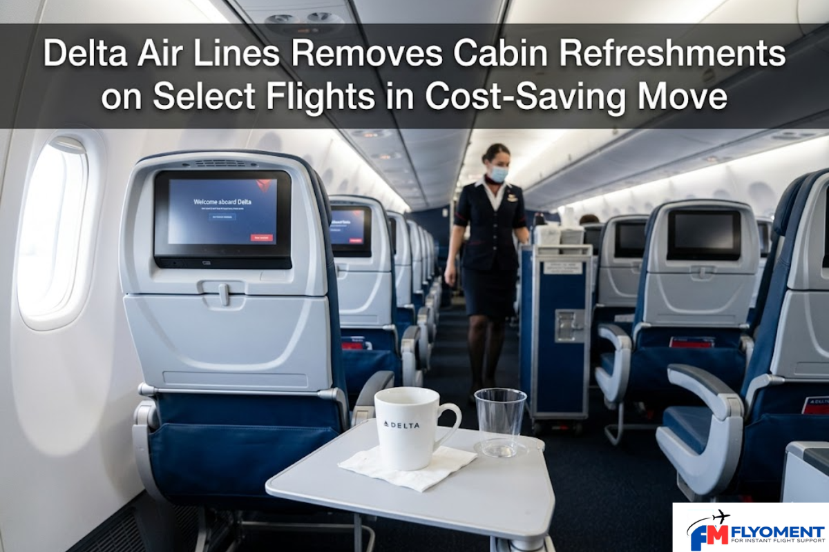Read more about the article Delta Air Lines Removes Cabin Refreshments on Select Flights in Cost-Saving Move