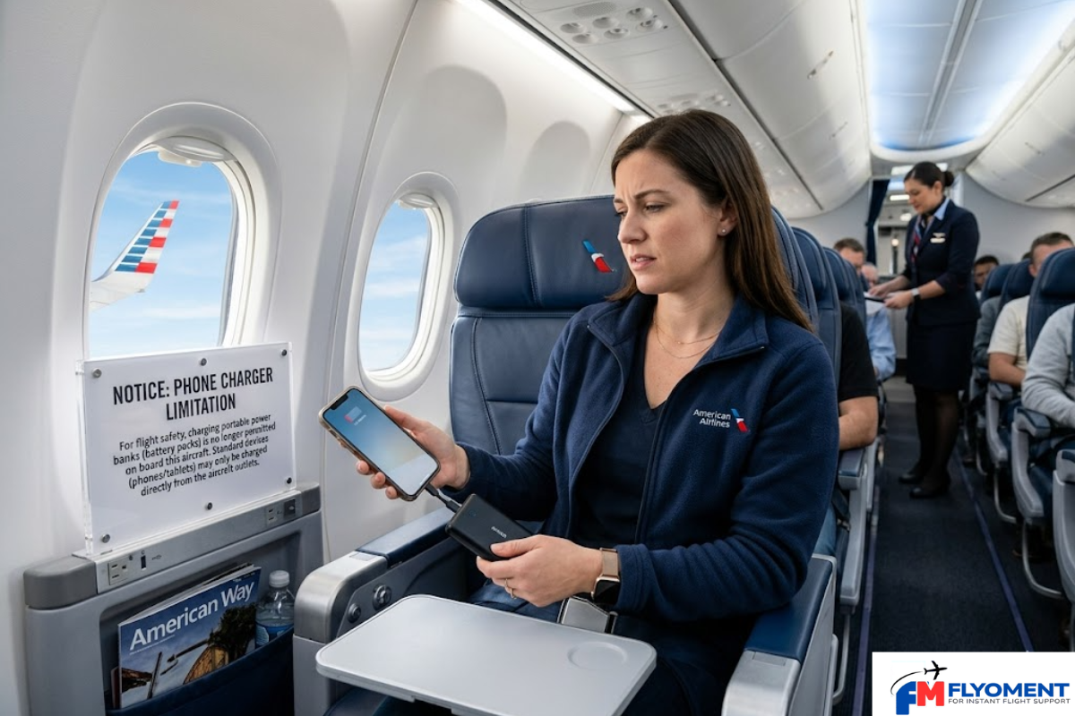 You are currently viewing American Airlines now limits phone chargers