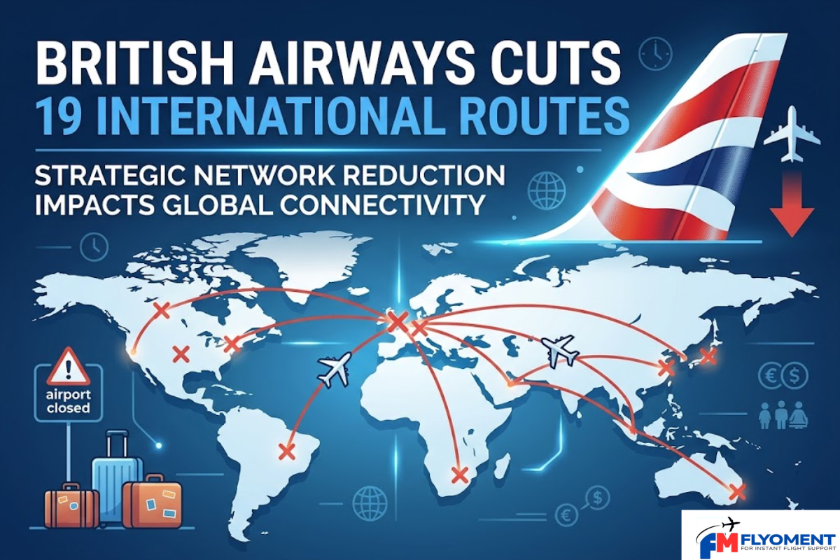 You are currently viewing British Airways Cuts 19 International Routes