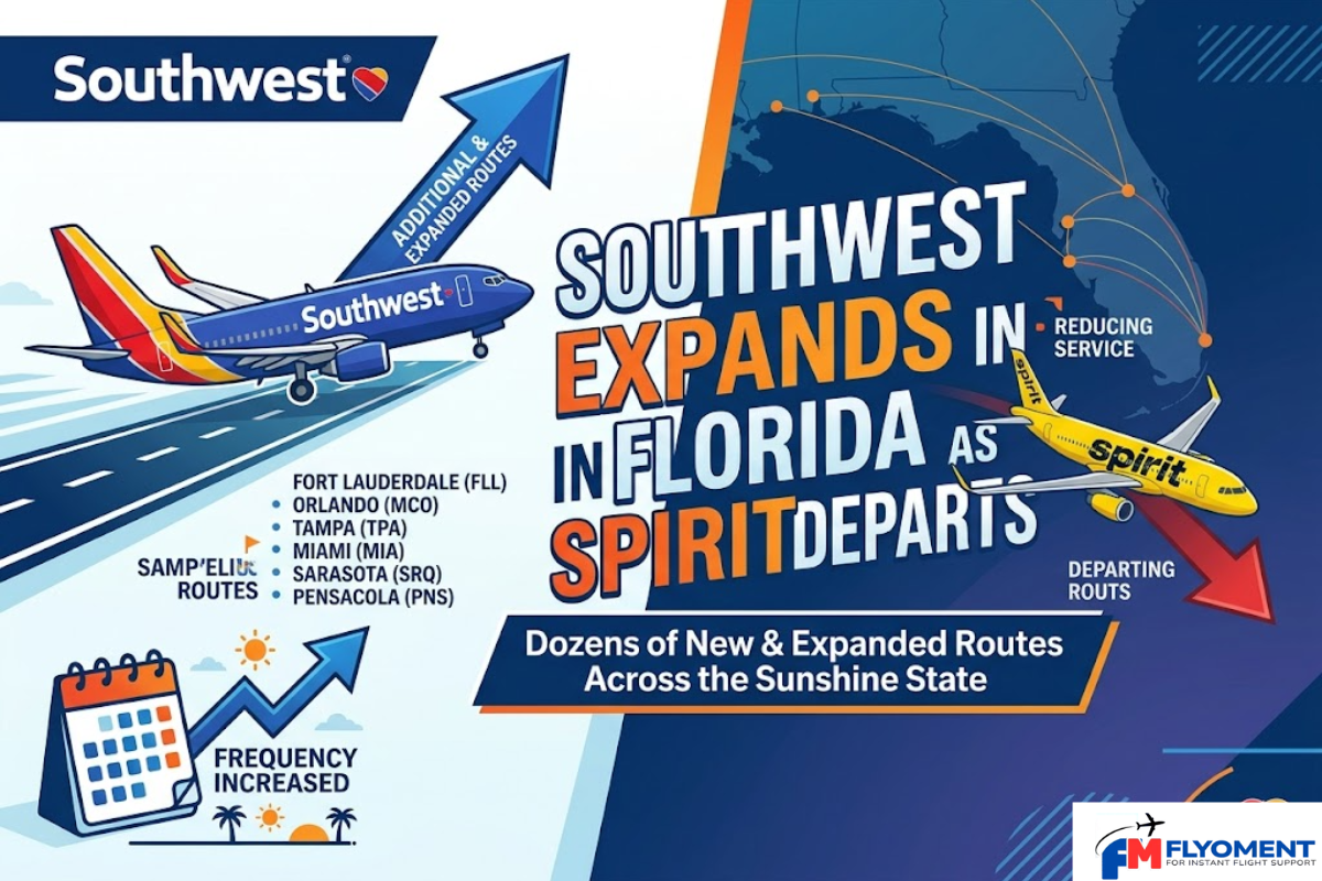 Read more about the article Southwest adds, expands dozens of Florida routes as Spirit leaves
