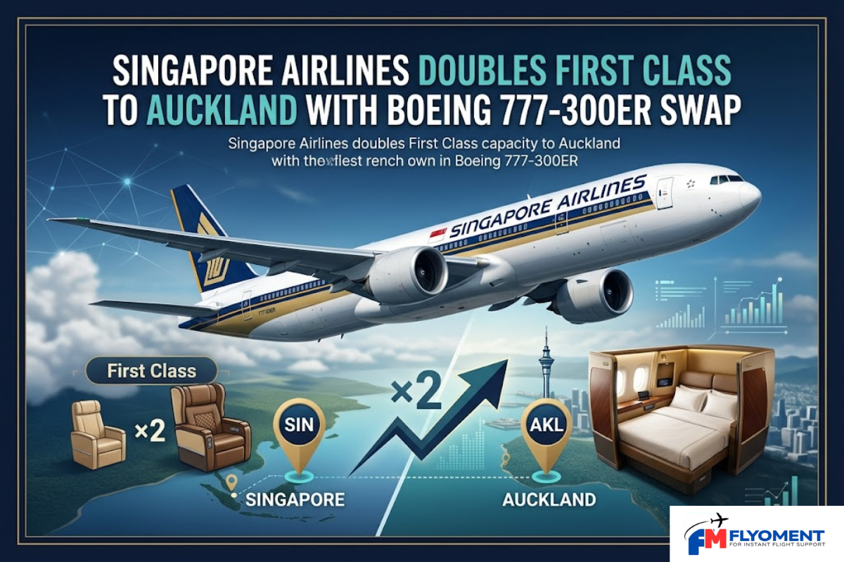 You are currently viewing Singapore Airlines Doubles First Class To Auckland With Boeing 777-300ER Swap