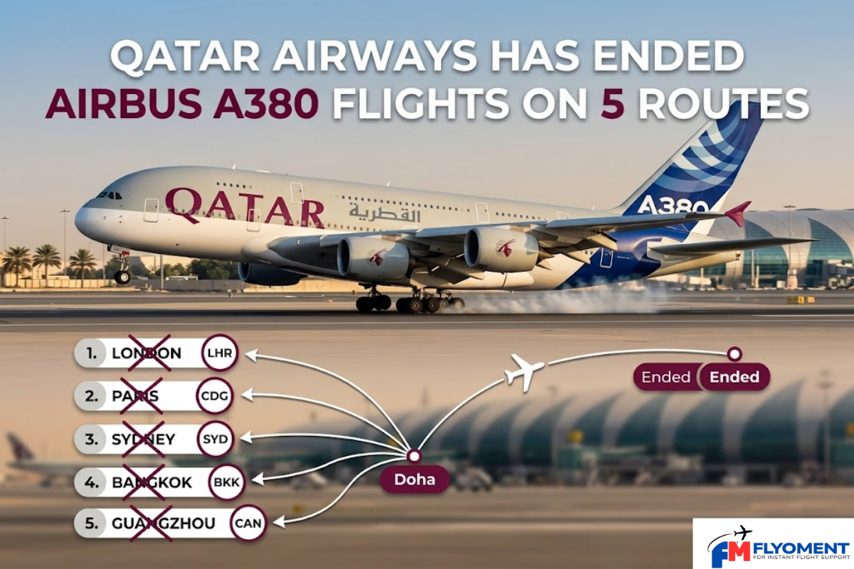 Read more about the article Qatar Airways Has Ended Airbus A380 Flights On 5 Routes