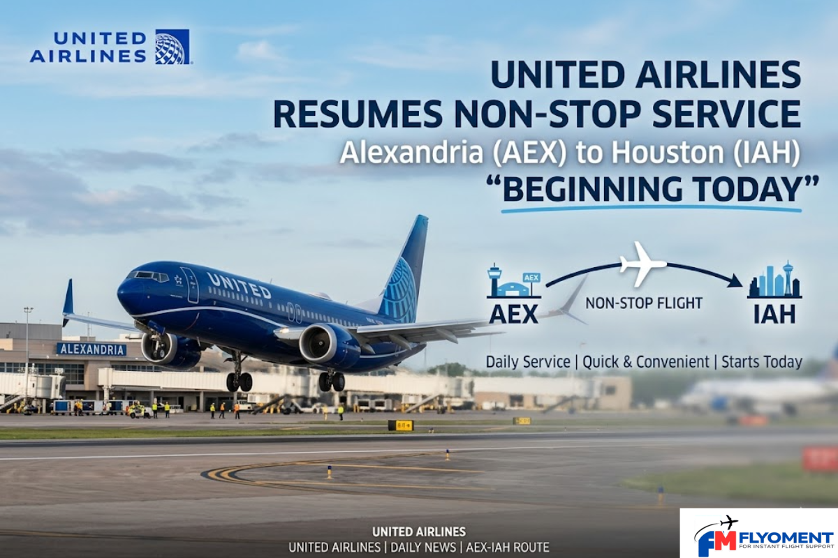 Read more about the article United Airlines to resume non-stop service between Alexandria and Houston beginning today