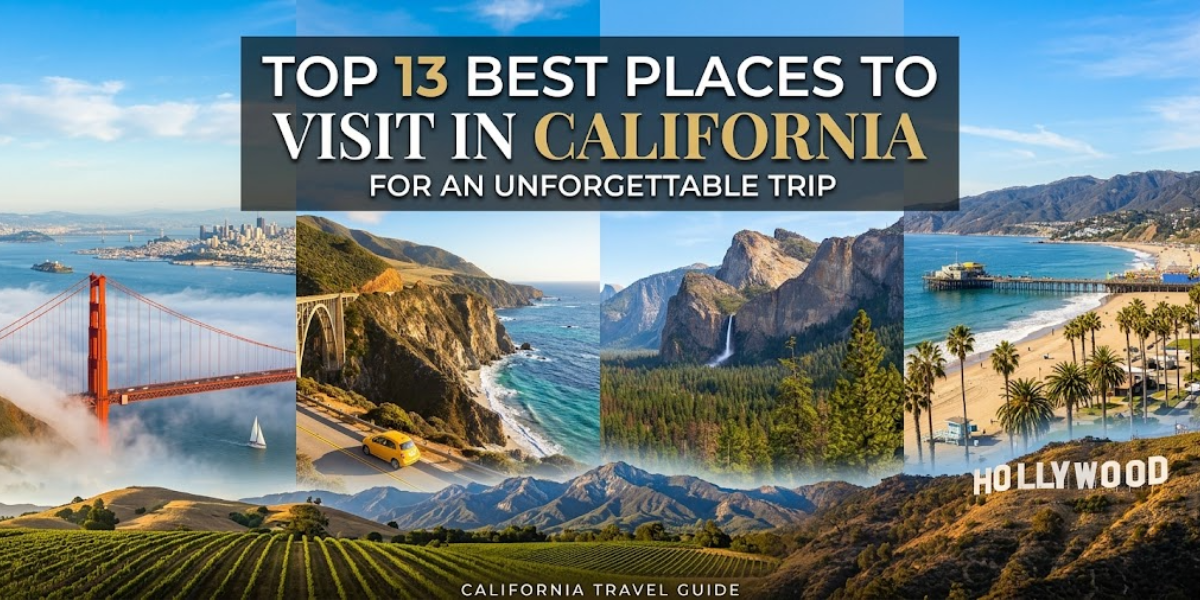 Read more about the article Top 13 Best Places to Visit in California for an Unforgettable Trip