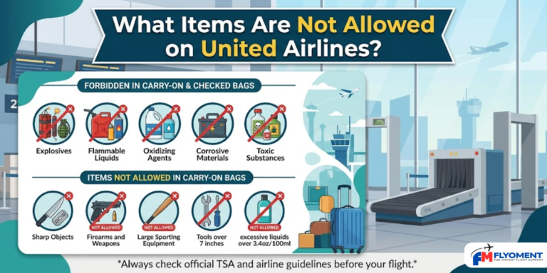 Read more about the article What Items Are Not Allowed on United Airlines? Complete Baggage Rules Guide