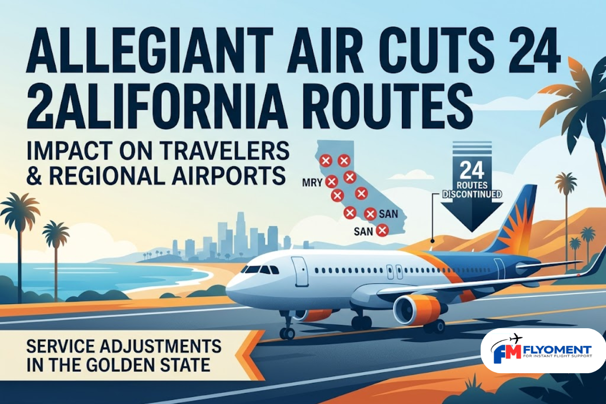 Read more about the article Allegiant Air Cuts 24 California Routes