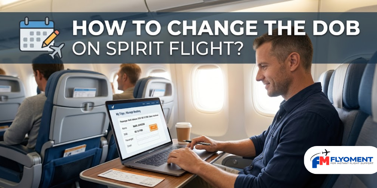 Read more about the article How To Change The DOB On Spirit Flight?