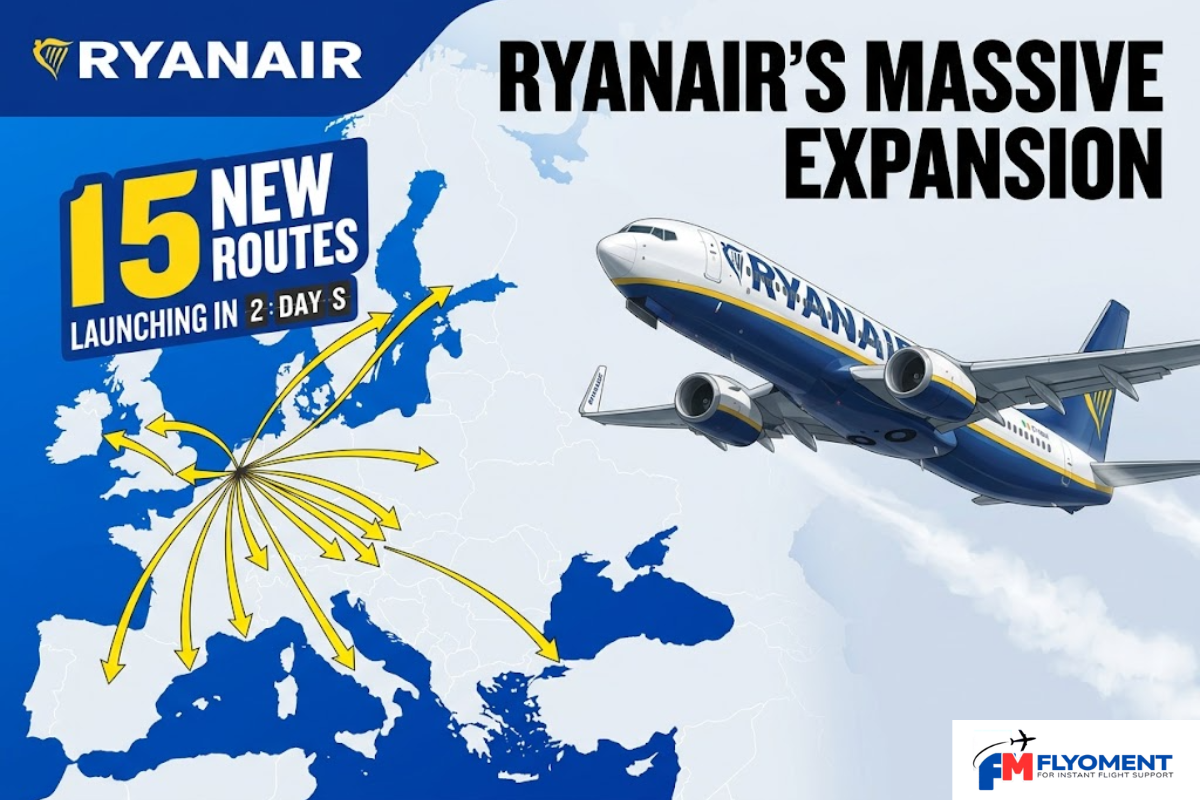 Read more about the article Ryanair’s Massive Expansion: 15 New Routes Launching In 2 Days