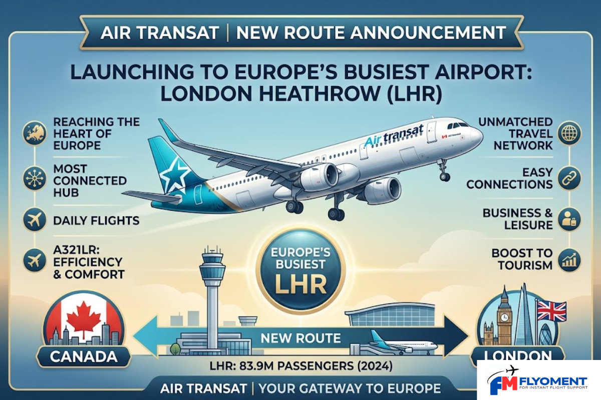 You are currently viewing Air Transat Launches New Route To Europe’s Busiest Airport