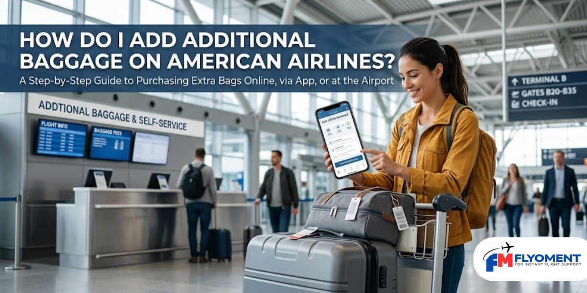Read more about the article How Do I Add Additional Baggage On American Airlines?